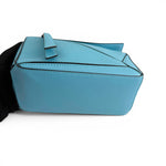 Load image into Gallery viewer, Loewe Mini Puzzle Bag Light Blue Calfskin Leather, Silver-tone Hardware
