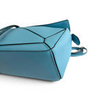 Load image into Gallery viewer, Loewe Mini Puzzle Bag Light Blue Calfskin Leather, Silver-tone Hardware
