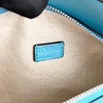 Load image into Gallery viewer, Loewe Mini Puzzle Bag Light Blue Calfskin Leather, Silver-tone Hardware
