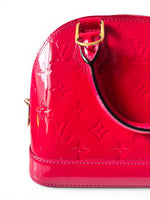 Load image into Gallery viewer, Louis Vuitton Alma BB, Cherry Red Vernis Leather Gold-tone Hardware
