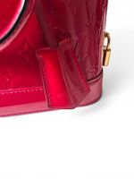 Load image into Gallery viewer, Louis Vuitton Alma BB, Cherry Red Vernis Leather Gold-tone Hardware
