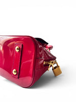 Load image into Gallery viewer, Louis Vuitton Alma BB, Cherry Red Vernis Leather Gold-tone Hardware
