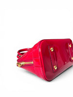 Load image into Gallery viewer, Louis Vuitton Alma BB, Cherry Red Vernis Leather Gold-tone Hardware
