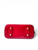 Load image into Gallery viewer, Louis Vuitton Alma BB, Cherry Red Vernis Leather Gold-tone Hardware
