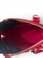 Load image into Gallery viewer, Louis Vuitton Alma BB, Cherry Red Vernis Leather Gold-tone Hardware
