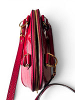 Load image into Gallery viewer, Louis Vuitton Alma BB, Cherry Red Vernis Leather Gold-tone Hardware
