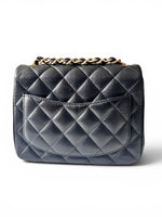 Load image into Gallery viewer, Chanel Timeless Classic Mini, Black Lambskin Leather Gold-tone Hardware
