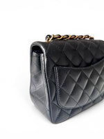 Load image into Gallery viewer, Chanel Timeless Classic Mini, Black Lambskin Leather Gold-tone Hardware
