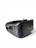 Load image into Gallery viewer, Chanel Timeless Classic Mini, Black Lambskin Leather Gold-tone Hardware

