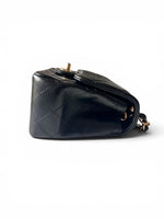 Load image into Gallery viewer, Chanel Timeless Classic Mini, Black Lambskin Leather Gold-tone Hardware
