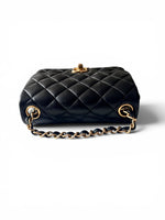 Load image into Gallery viewer, Chanel Timeless Classic Mini, Black Lambskin Leather Gold-tone Hardware
