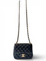 Load image into Gallery viewer, Chanel Timeless Classic Mini, Black Lambskin Leather Gold-tone Hardware
