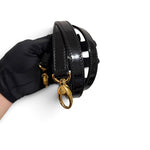 Charger l'image dans la galerie, Christian Dior Lady Dior Medium, Black Patent Leather Gold-tone Hardware
