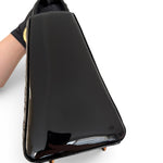 Charger l'image dans la galerie, Christian Dior Lady Dior Medium, Black Patent Leather Gold-tone Hardware
