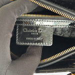 Charger l'image dans la galerie, Christian Dior Lady Dior Medium, Black Patent Leather Gold-tone Hardware

