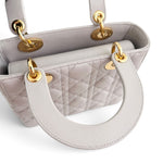 Load image into Gallery viewer, Christian Dior Lady Dior Small, Light Grey Cannage Lambskin Gold-tone Hardware
