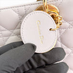 Load image into Gallery viewer, Christian Dior Lady Dior Small, Light Grey Cannage Lambskin Gold-tone Hardware
