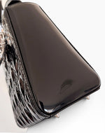 Load image into Gallery viewer, Christian Dior Lady Dior Medium – Black Patent Leather, Silver-tone Hardware
