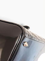 Load image into Gallery viewer, Christian Dior Lady Dior Medium – Black Patent Leather, Silver-tone Hardware

