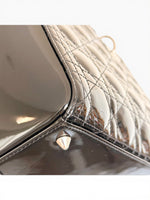 Load image into Gallery viewer, Christian Dior Lady Dior Medium – Black Patent Leather, Silver-tone Hardware
