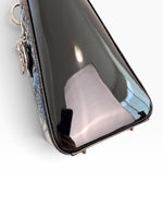 Load image into Gallery viewer, Christian Dior Lady Dior Medium – Black Patent Leather, Silver-tone Hardware
