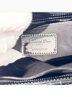 Load image into Gallery viewer, Christian Dior Lady Dior Medium – Black Patent Leather, Silver-tone Hardware
