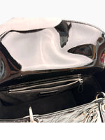 Load image into Gallery viewer, Christian Dior Lady Dior Medium – Black Patent Leather, Silver-tone Hardware

