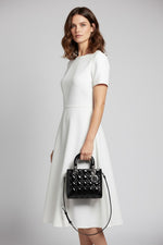 Load image into Gallery viewer, Christian Dior Lady Dior Medium – Black Patent Leather, Silver-tone Hardware
