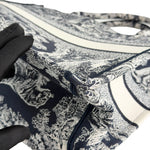 Charger l'image dans la galerie, Dior Medium Book Tote – Black &amp; White Toile de Jouy
