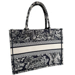 Charger l'image dans la galerie, Dior Medium Book Tote – Black &amp; White Toile de Jouy
