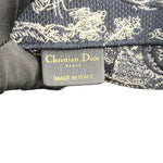 Charger l'image dans la galerie, Dior Medium Book Tote – Black &amp; White Toile de Jouy
