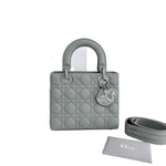 Charger l'image dans la galerie, Christian Dior My ABCDior Small Lady Dior – Grey Ultra Matte
