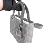 Charger l'image dans la galerie, Christian Dior My ABCDior Small Lady Dior – Grey Ultra Matte

