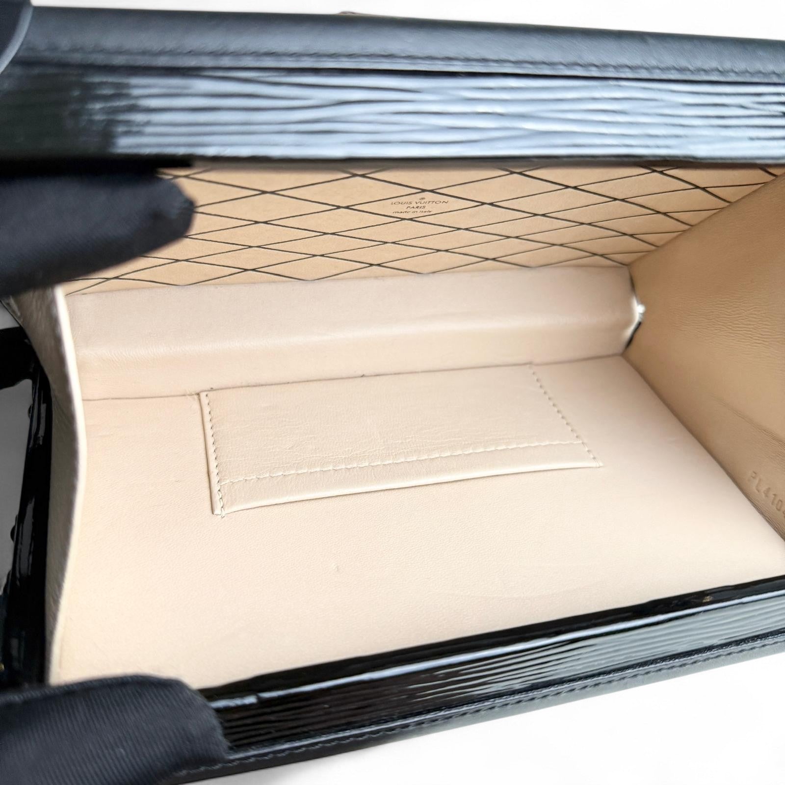 LV Petite Malle Pink Epi and Noir Leather, Gold-tone Hardware