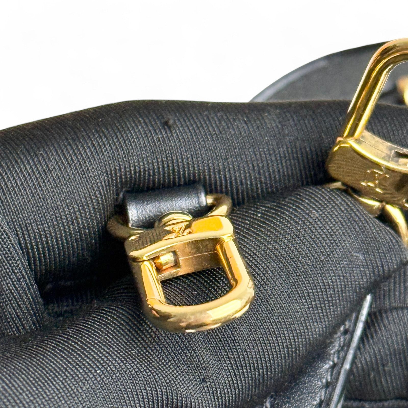 LV Petite Malle Pink Epi and Noir Leather, Gold-tone Hardware