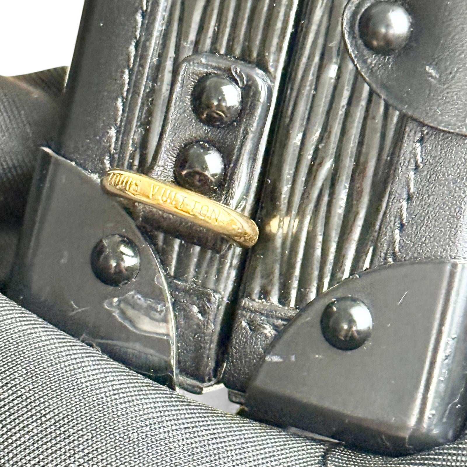 LV Petite Malle Pink Epi and Noir Leather, Gold-tone Hardware