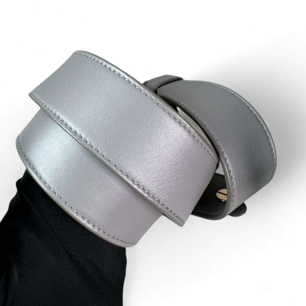 Christian Dior My Lady ABCDior Small – Grey Lambskin Cannage Gold-tone Hardware