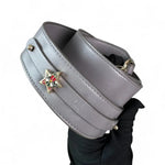 Charger l&#39;image dans la galerie, Christian Dior My Lady ABCDior Small – Grey Lambskin Cannage Gold-tone Hardware
