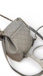 Load image into Gallery viewer, Chanel Mini Duma Backpack – Dove Grey Lambskin Gold-tone Hardware

