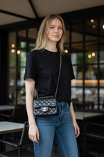 Charger l'image dans la galerie, Chanel Timeless Classic Mini, Black Lambskin Leather Gold-tone Hardware

