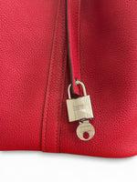 Load image into Gallery viewer, Hermès Picotin Lock 22 Rouge Clemence Leather Palladium Hardware
