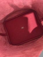 Load image into Gallery viewer, Hermès Picotin Lock 22 Rouge Clemence Leather Palladium Hardware
