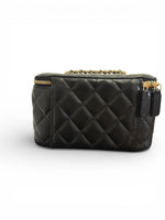 Load image into Gallery viewer, Chanel Classic Vanity Bag Mini – Black Lambskin, Gold-Tone Hardware
