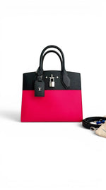 Charger l'image dans la galerie, Louis Vuitton City Steamer PM - MO Black, Bougainville Taurillon Leather, Silver-tone Hardware
