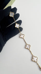 Van Cleef and Arpels Vintage Alhambra 5 Motifs Bracelet - Vca