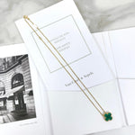 Load image into Gallery viewer, Van Cleef and Arpels Vintage Alhambra 1 Motif Pendant and Necklace - Vca
