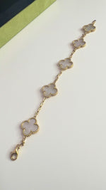 Charger l&#39;image dans la galerie, Van Cleef and Arpels Vintage Alhambra 5 Motifs Bracelet - Vca
