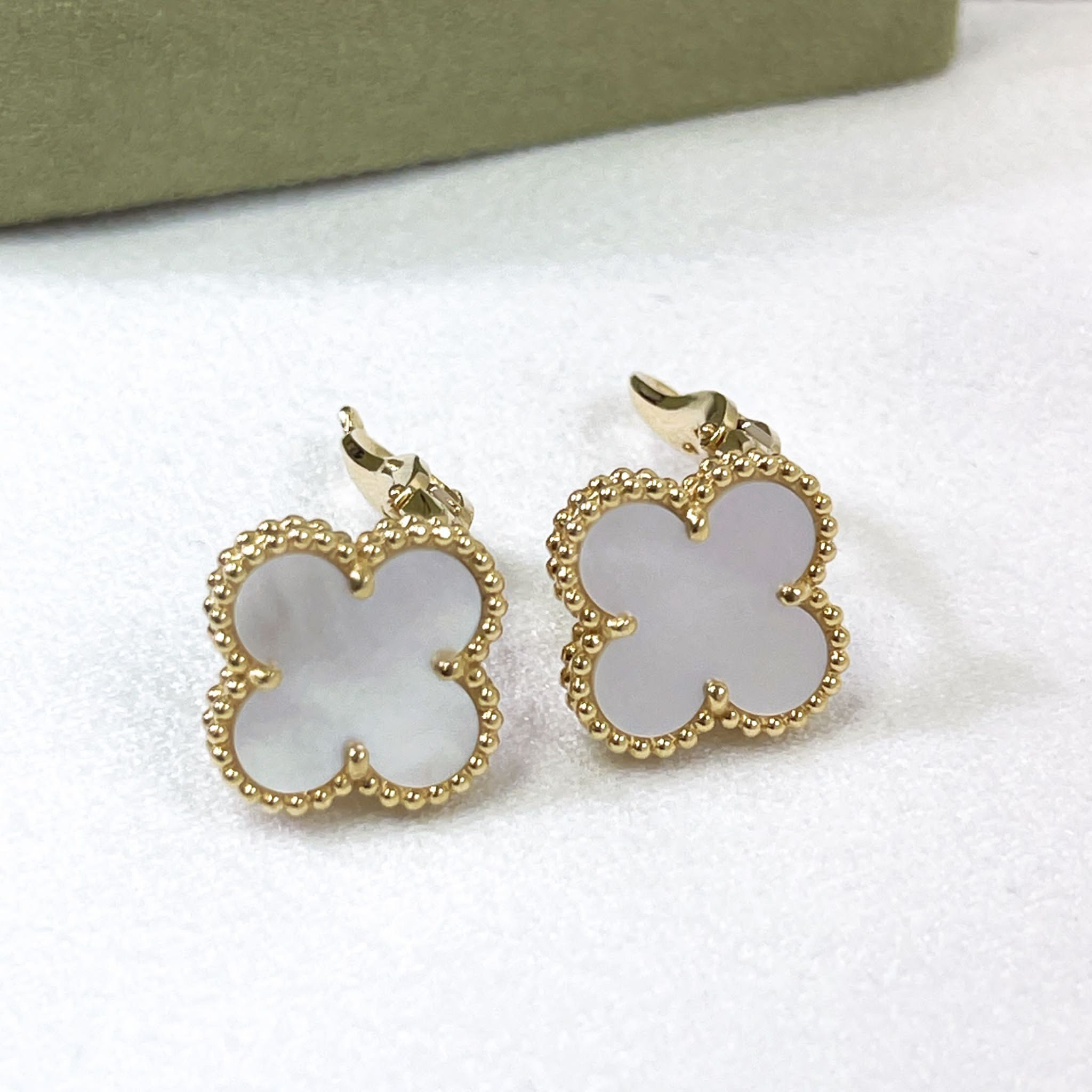 Van Cleef and Arpels Vintage Alhambra Earrings VCA