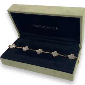 Van Cleef and Arpels Vintage Alhambra 5 Motifs Bracelet - Vca