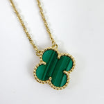 Load image into Gallery viewer, Van Cleef and Arpels Vintage Alhambra 1 Motif Pendant and Necklace - Vca
